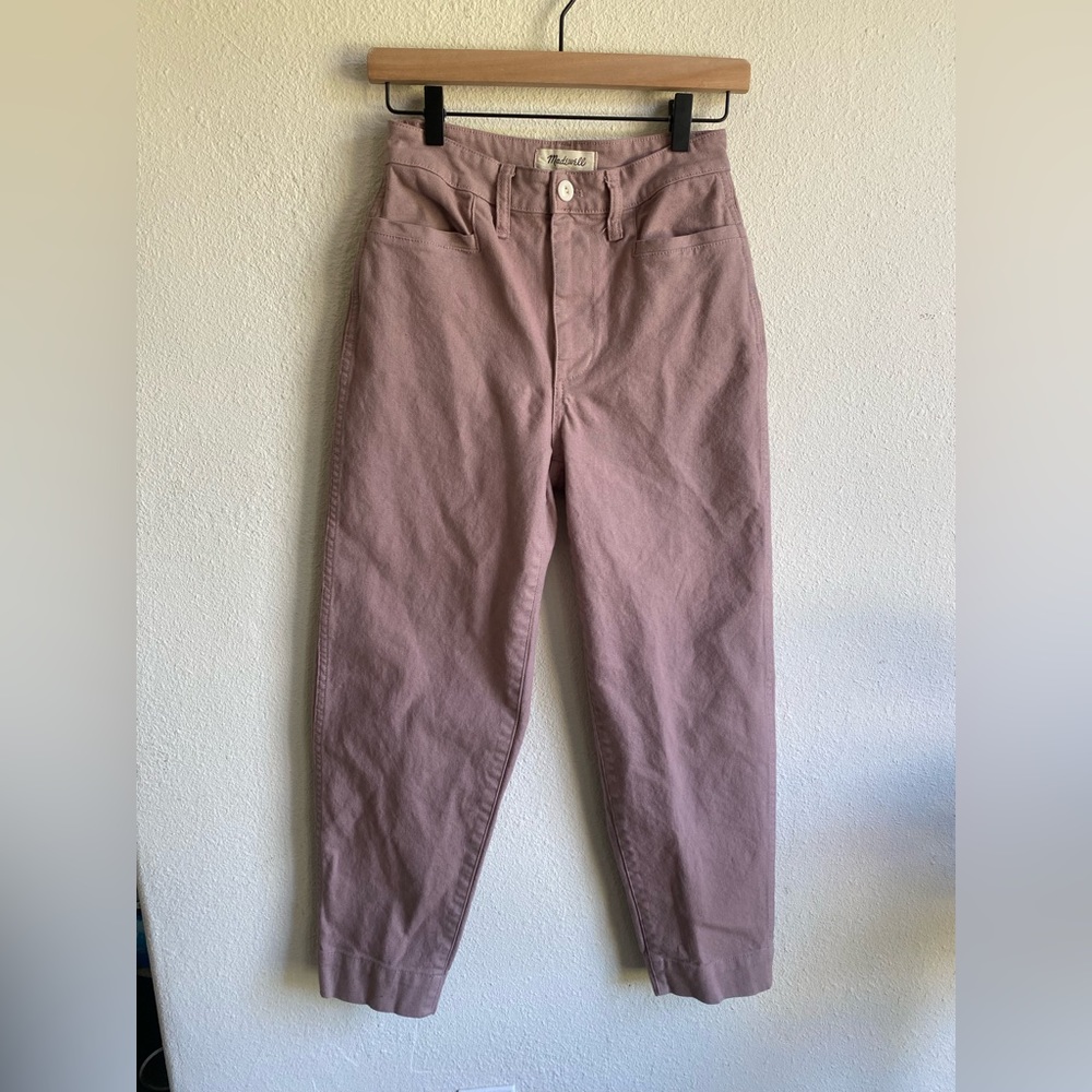 Madewell Dusty Purple Wide Leg Pants